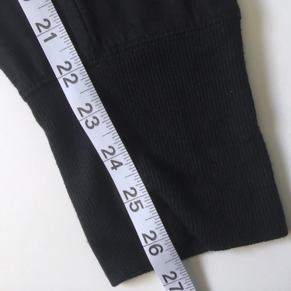 Athleta Joggers Very Soft Knit Woman XS Black Side Pockets - Picture 11 of 11